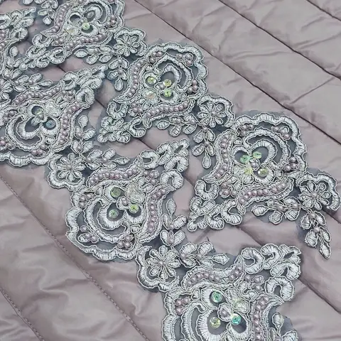 Кружево — вышивка на сетке, 110 мм